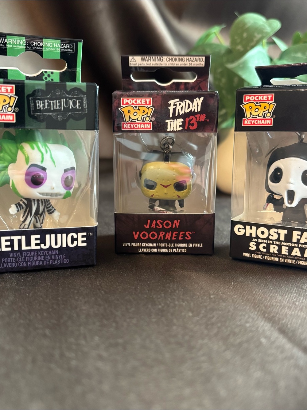 Choose 1: Keychain bag charm Jason, Beetlejuice, Ghost